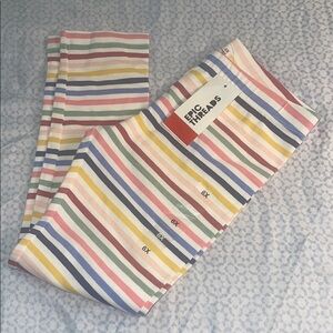 Epic Threads Girls Leggings - Multicolor Stripes